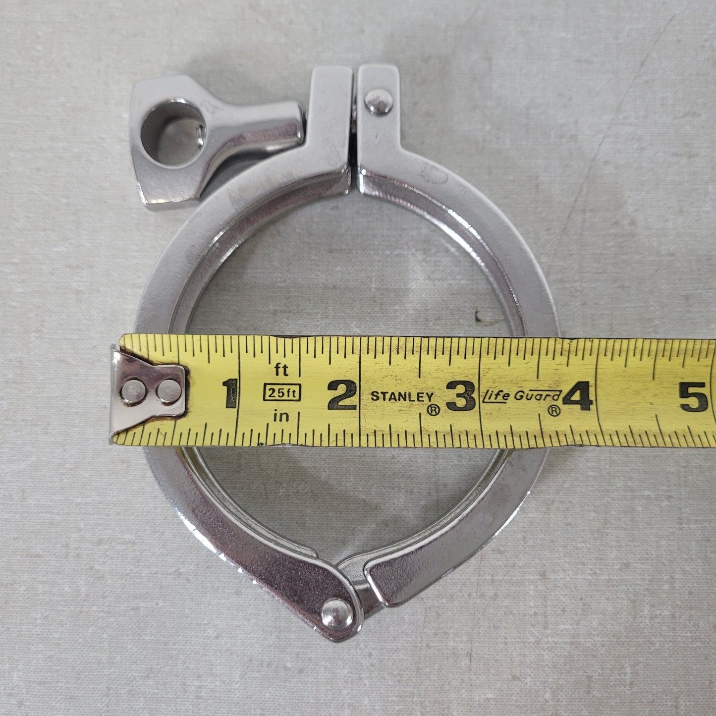 *Lot of 4* Sanitary Fittings Single Pin Heavy Duty Sanitary Tri Clamp Three Size