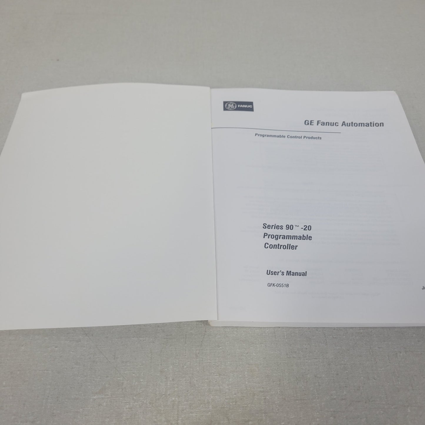 GE Fanuc GEK-90486D-2 Genius I/O Discrete Analog Blocks PLC User Manual
