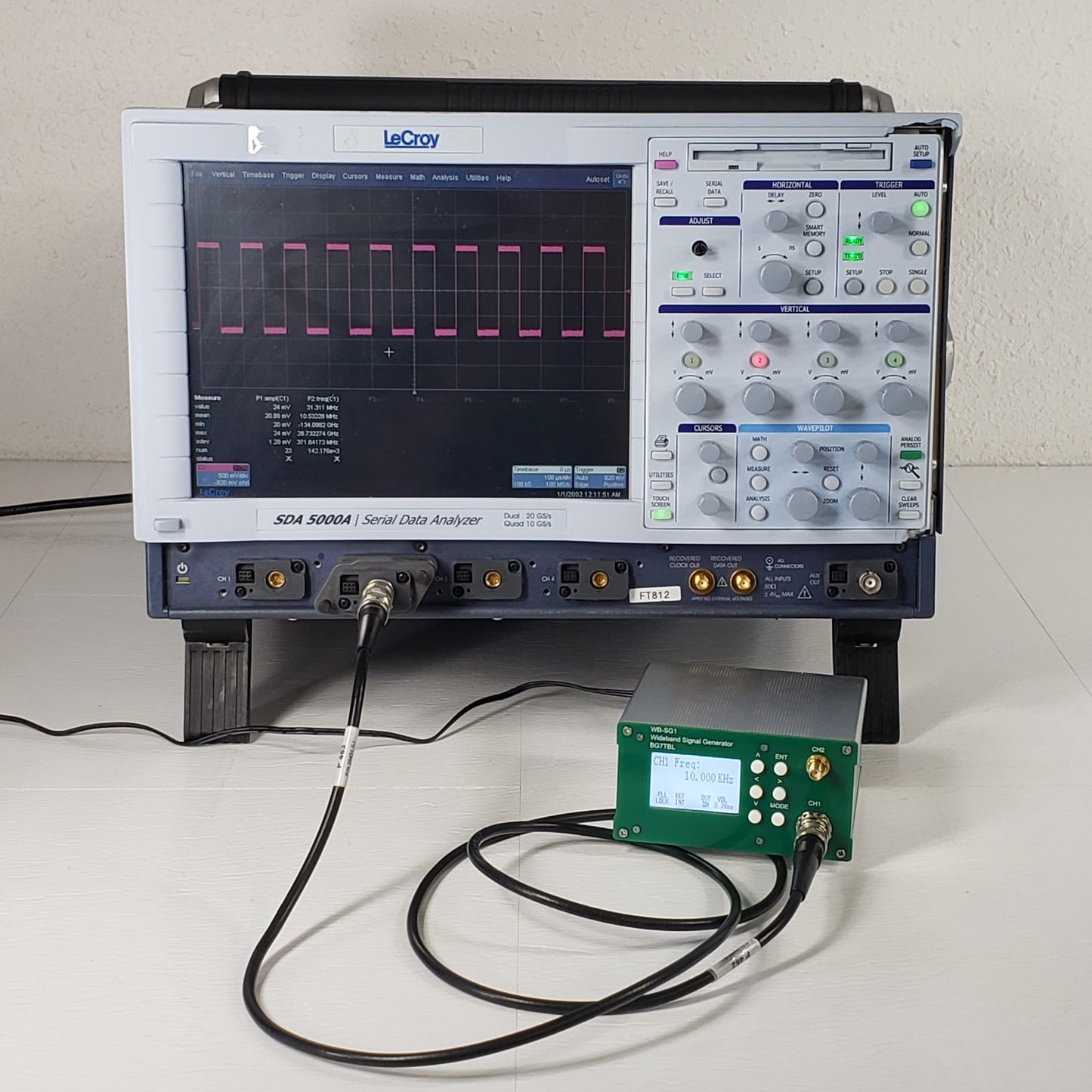 TESTED LeCroy SDA-5000A 4 Channel Serial Data Analyzer Oscilloscope 20GS/s 4Vpk