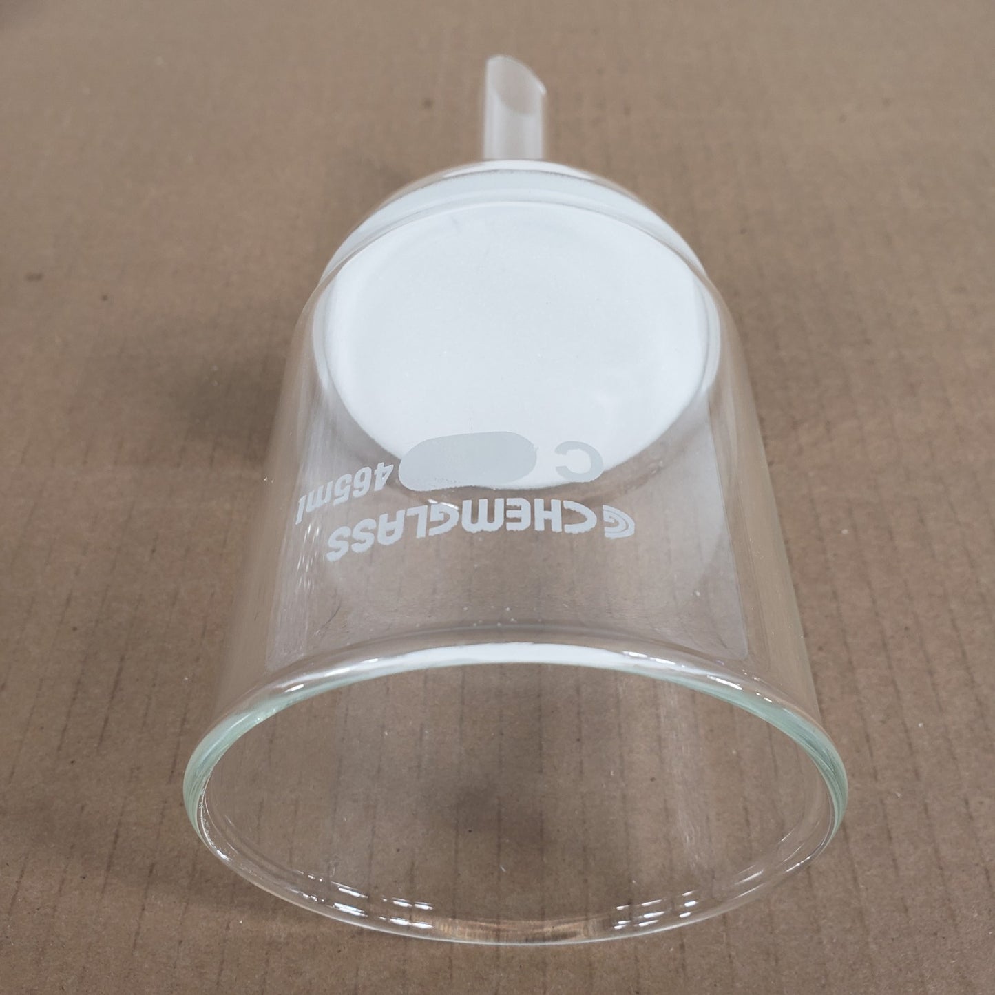 Chemglass CG-1402-L-05 Buchner Filter Funnel Extra Capacity 465mL Coarse Frit