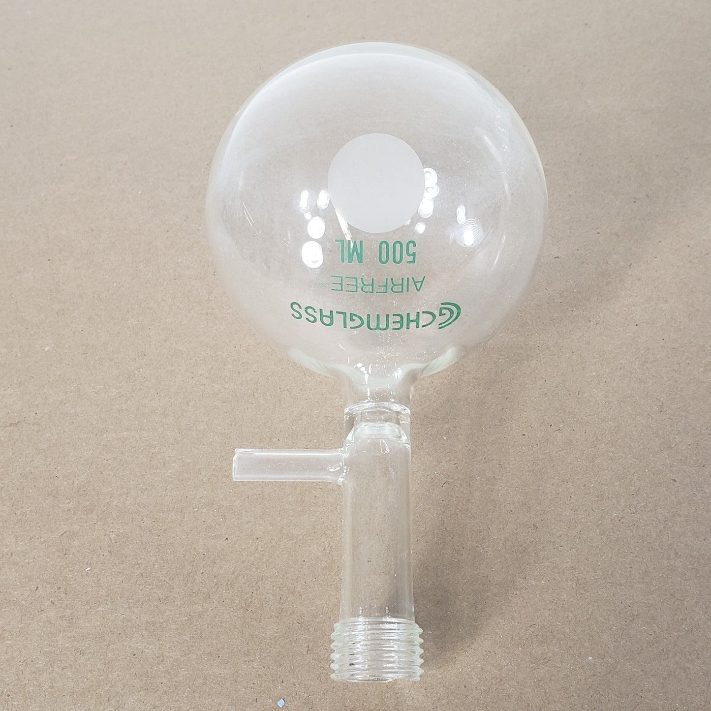 Lot of 3 Chemglass AF-0529-07/0094-04 Airfree Round Bottom Flasks 1000/500mL