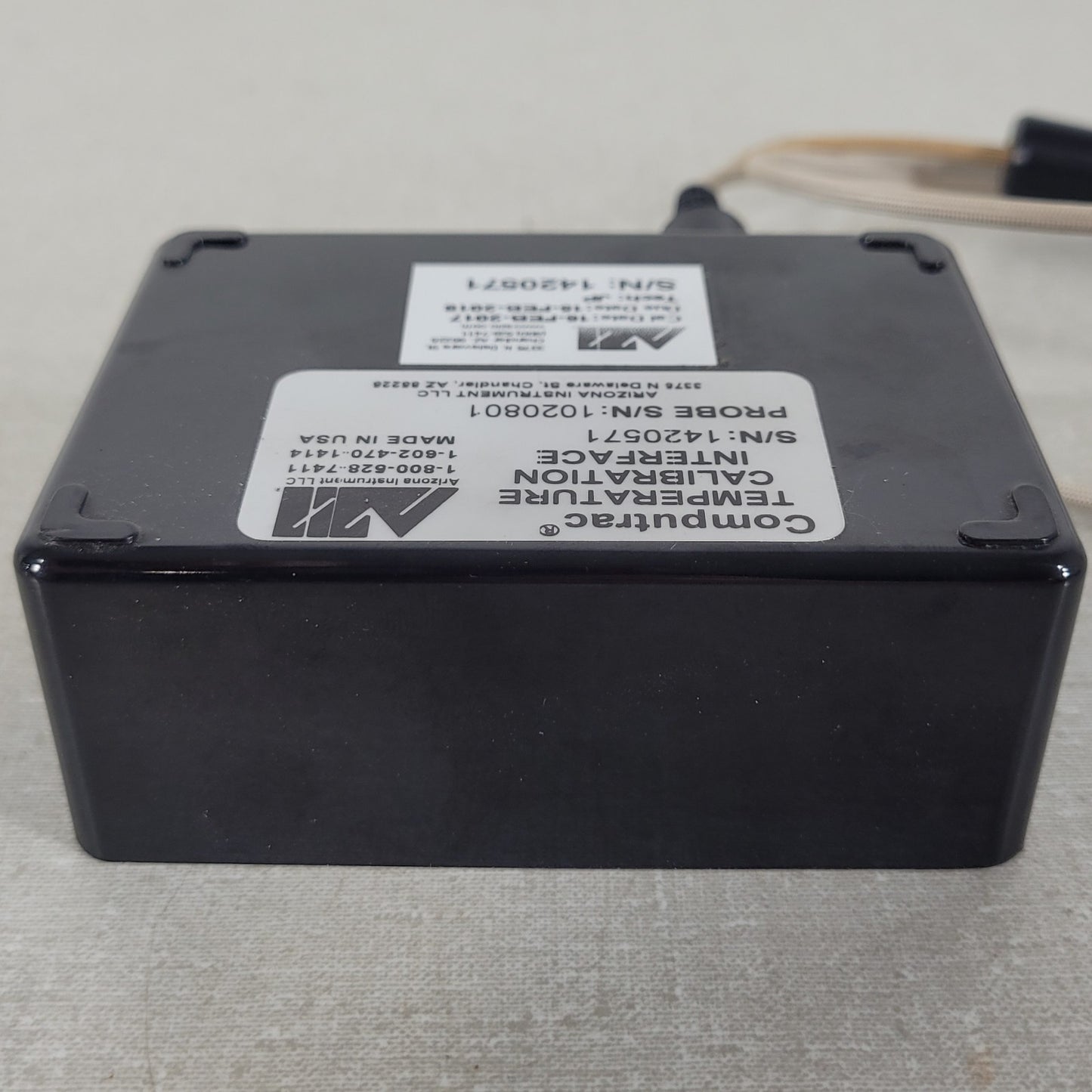 Arizona Instrument Computrac Temperature Calibration Interface Probe Assembly
