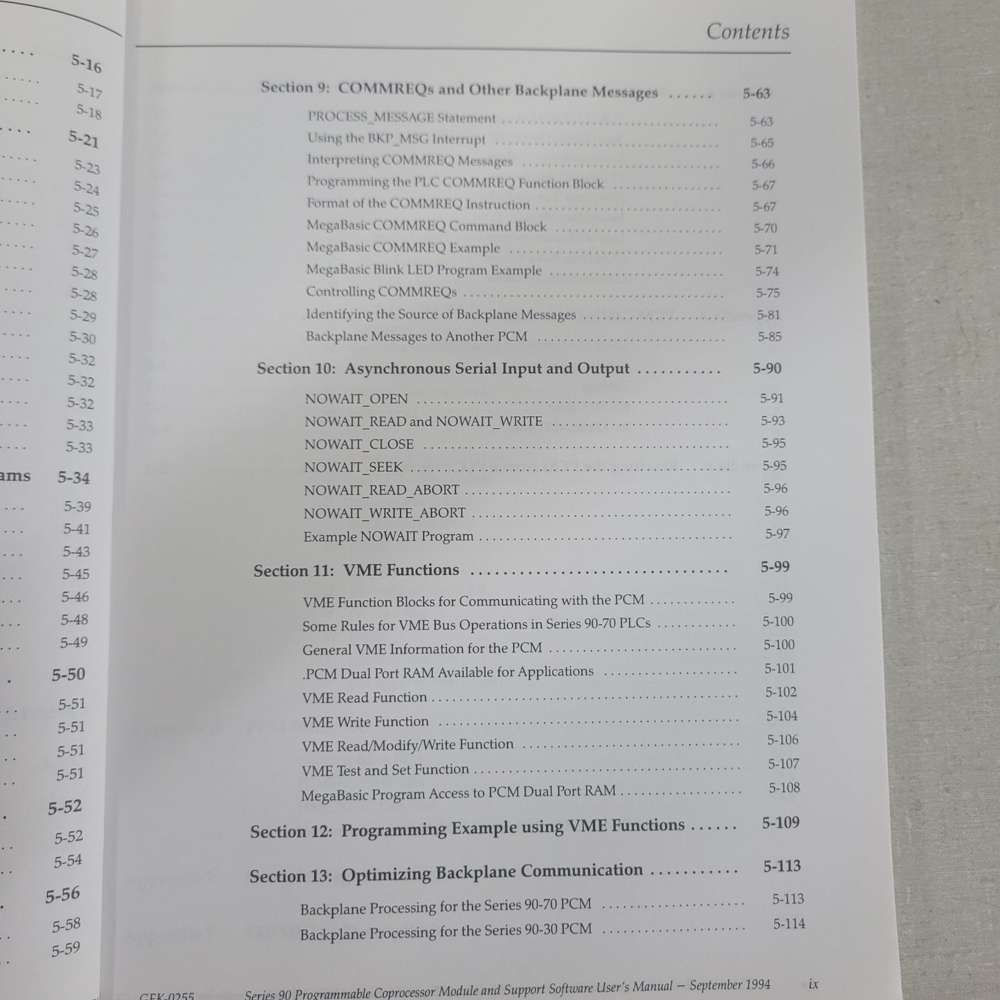 GE Fanuc GFK-0255H Series 90 PCM Coprocessor Module Support Software User Manual