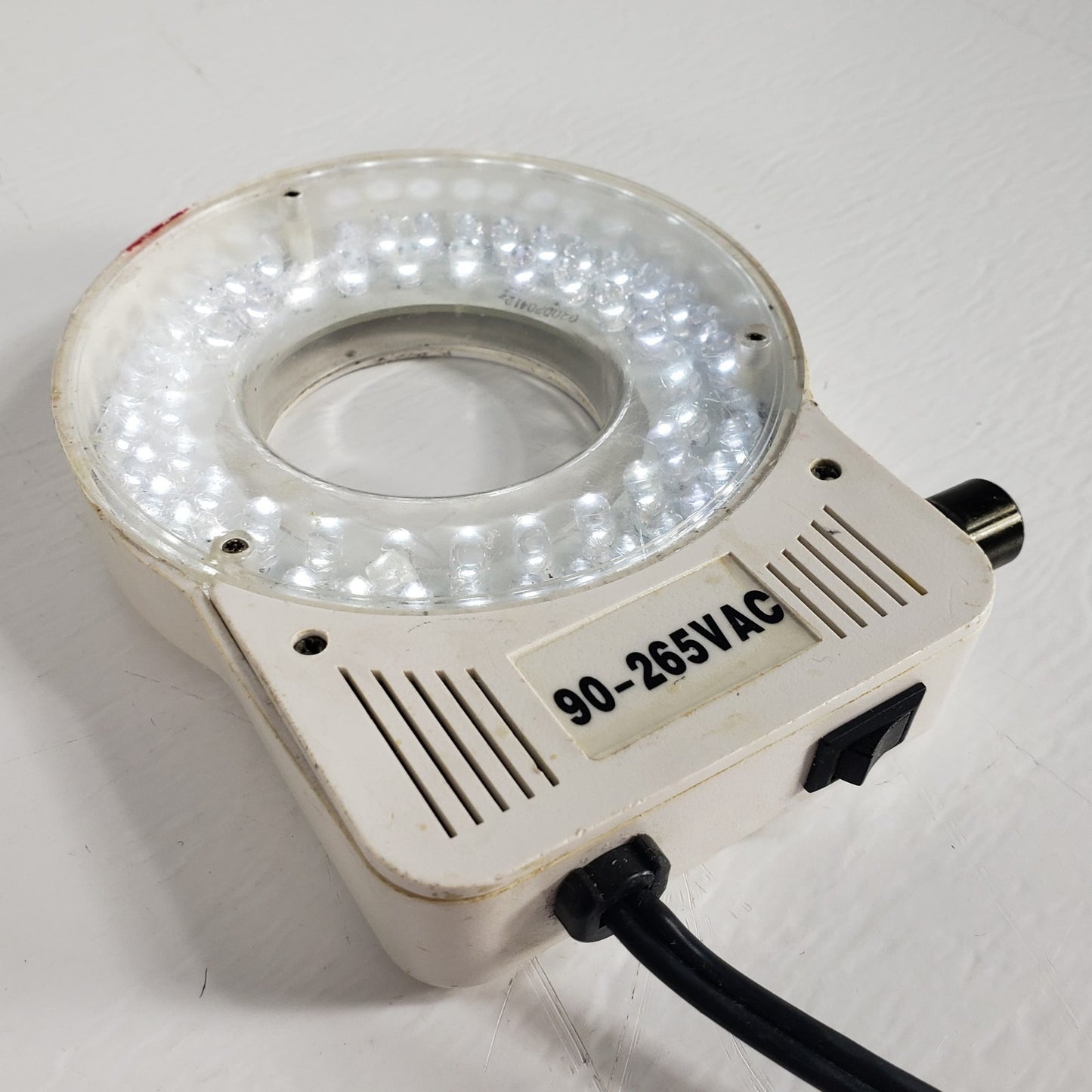 UNITRON 60 LED Microscope Ring Light With Adjustable Brightness Wheel