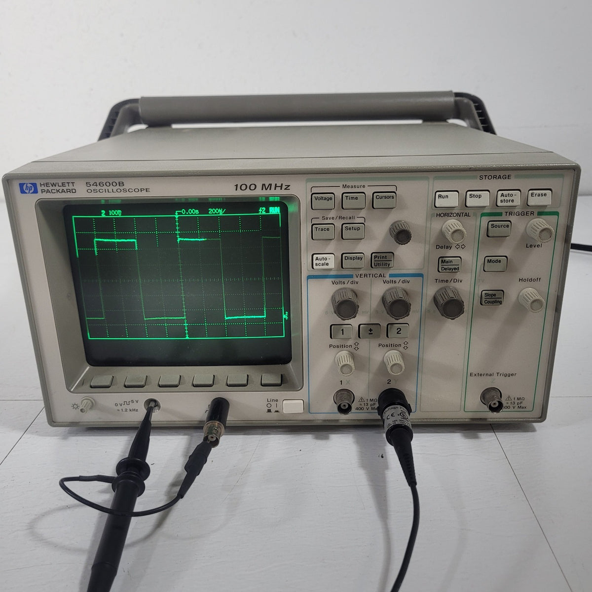 TESTED HP 54600B 100MHz 2-Channel Digital Storage Oscilloscope DSO