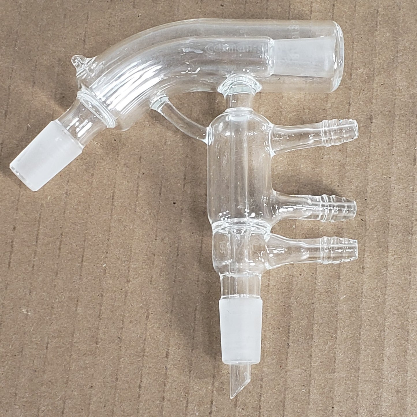 Chemglass CG-1240-05 Short Path Jacketed Distillation Head 14/20 Inner Joints