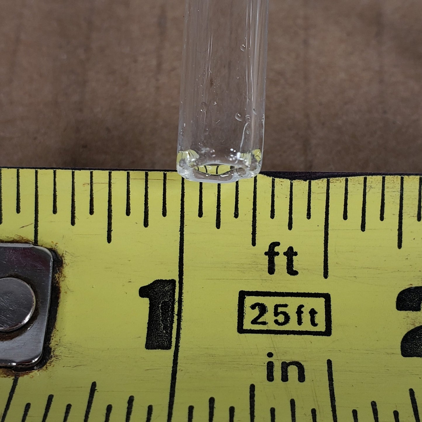 Unbranded Glass Micro Gas Bubbler System 1/4" Straight Tube Inlet ~7" Tall