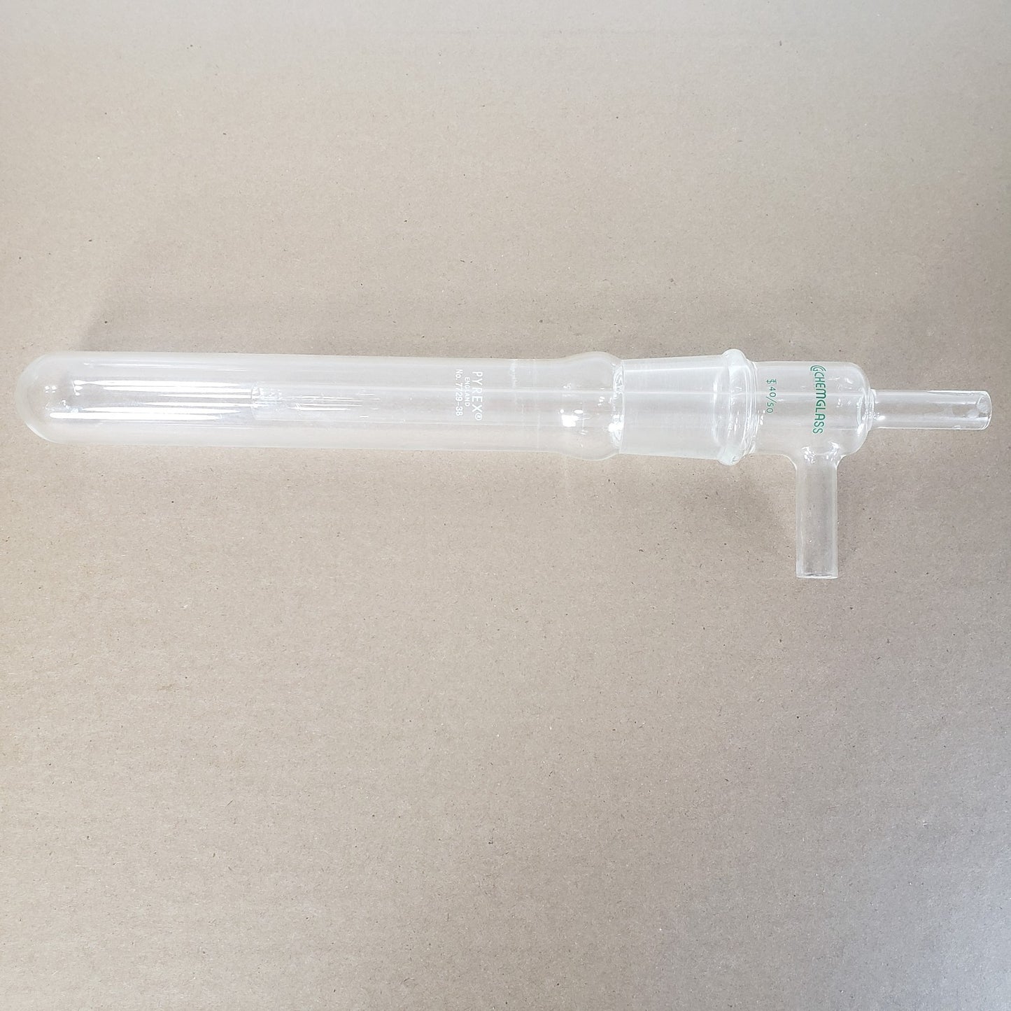 Pyrex/Chemglass 7729-38/CG-4514-08 Condenser Cold Finger Assembly 40/50 Joint