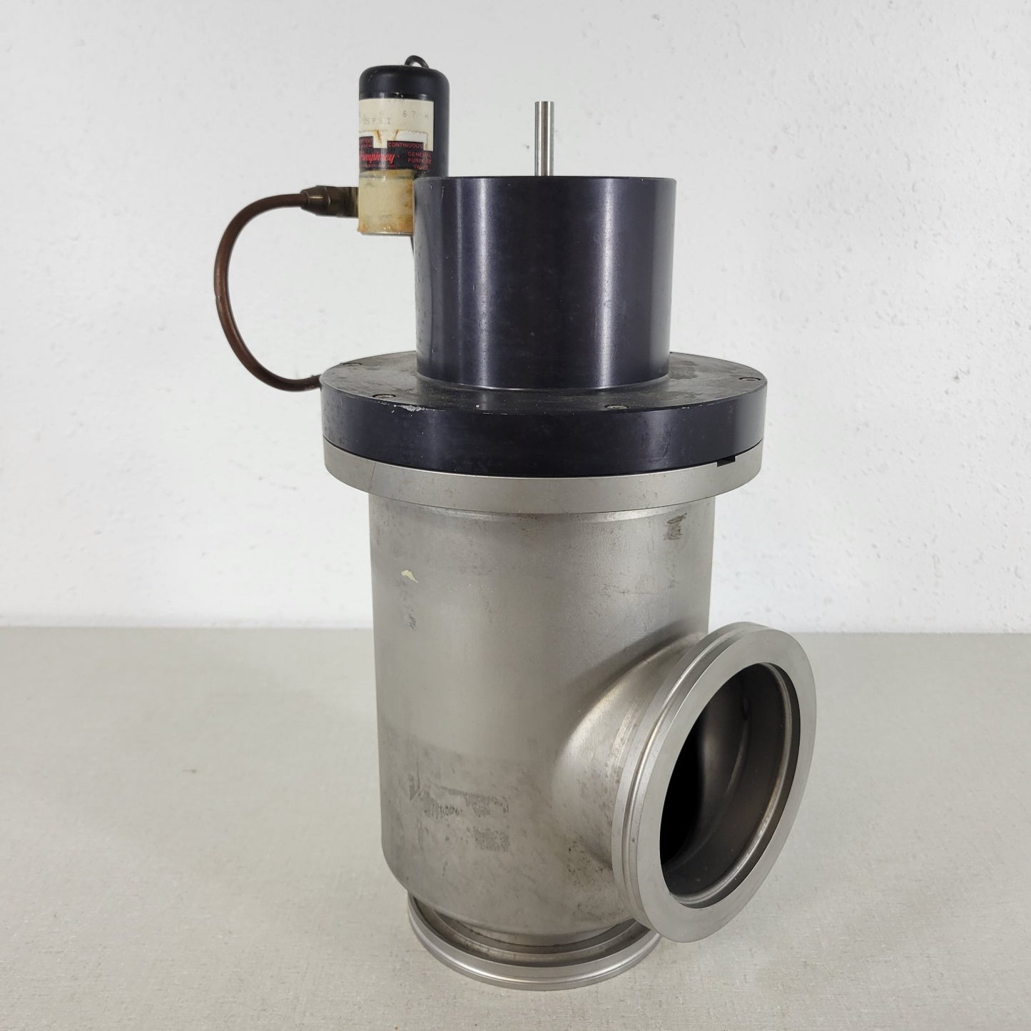 MKS HPS 155-1100P 4in ISO100 ISO-K 100 Pneumatic Vacuum Angle Valve 24VDC Tested