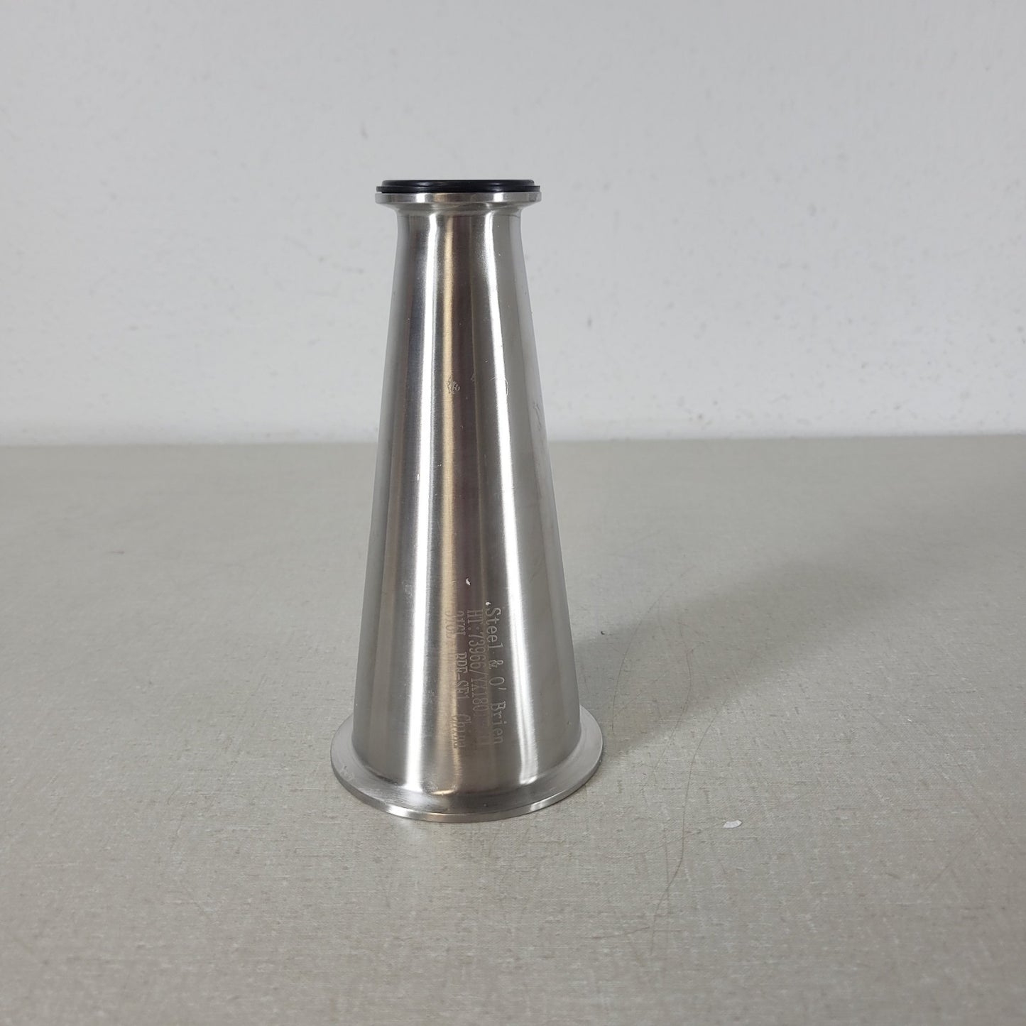 Steel & O" Brien 316L BPE-SFI Sanitary Tri Clamp Adapter 3" to 1"