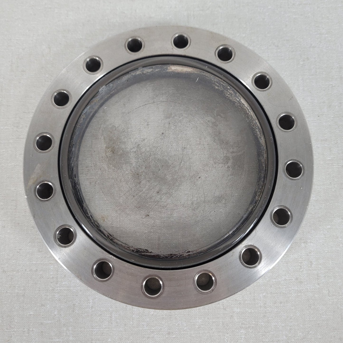 Varian Conflat DN100CF 4" Viewport Glass UHV Ultra High Vacuum SS Optical