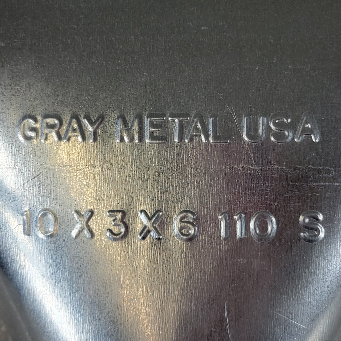 GRAY METAL USA Duct Parts 10x3x6 110S and 6 26-GA for Air Ducts/HVAC Systems