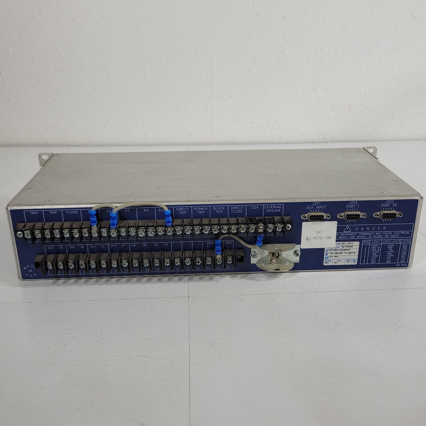 Schweitzer SEL-221G Phase Distance Directional Ground Relay Fault Locator