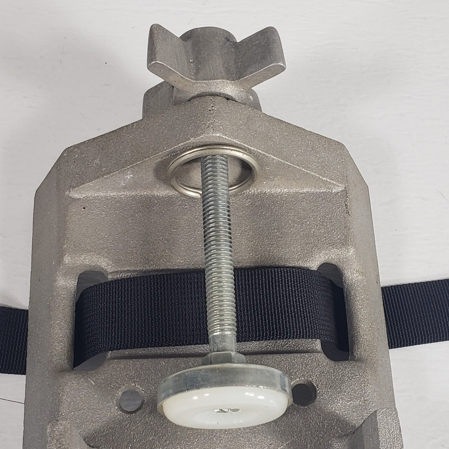 Industrial Gas Cylinder Bench Mount Bracket Clamp Holder Single Tank Rack