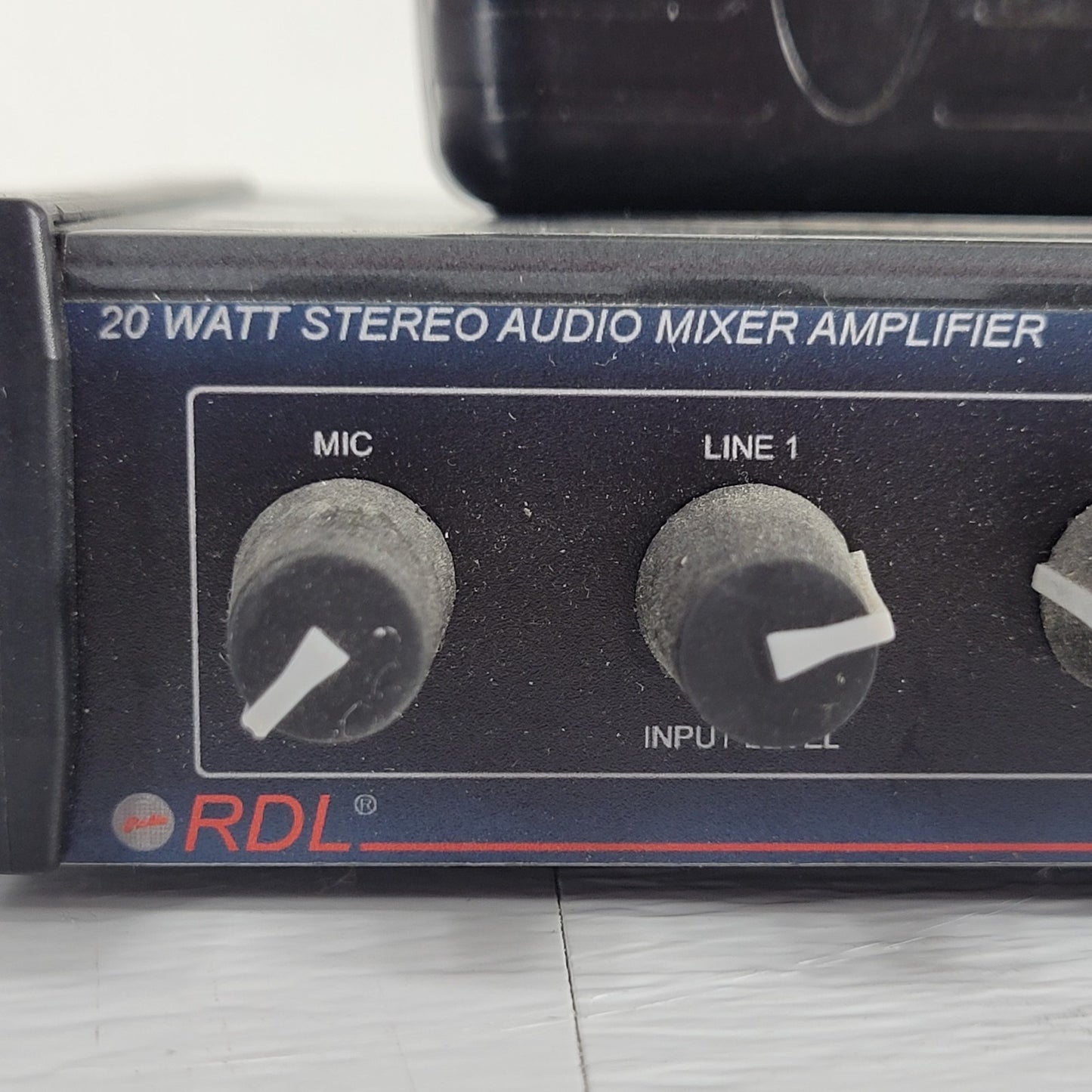 Tested RDL EZ-MXA20 20W Stereo Audio Mixer Amplifier w/ EQ & Power Supply