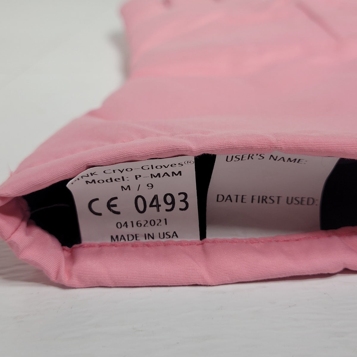 Tempshield P-MAM Pink Cryo-Gloves Medium M/9 Mid-Arm Cryogenic Gloves