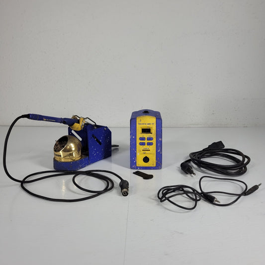 Hakko FX-951 Soldering Station FM-2027 Iron 599B Tip Cleaner Cables Tested