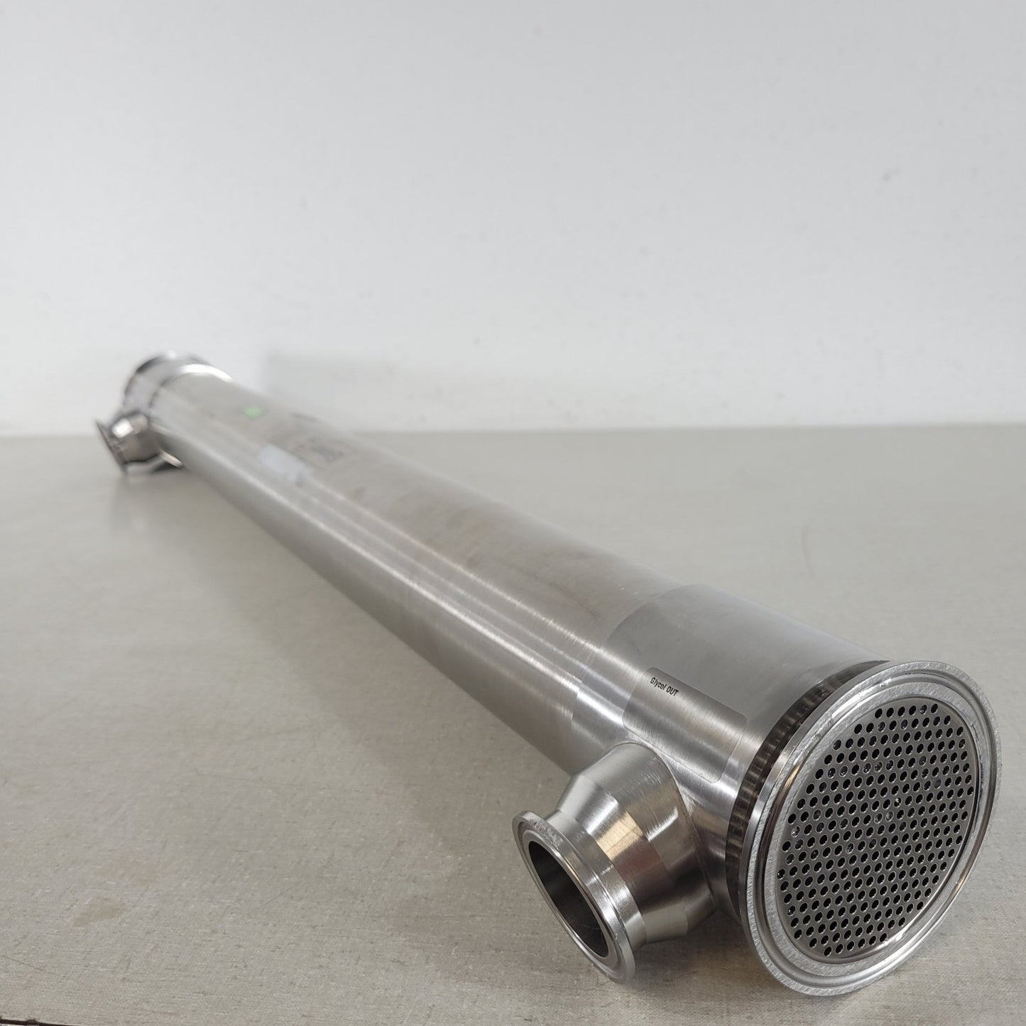 Exergy 02655-10 Double Tubesheet Shell Tube Sanitary Heat Exchanger 20.3sqft