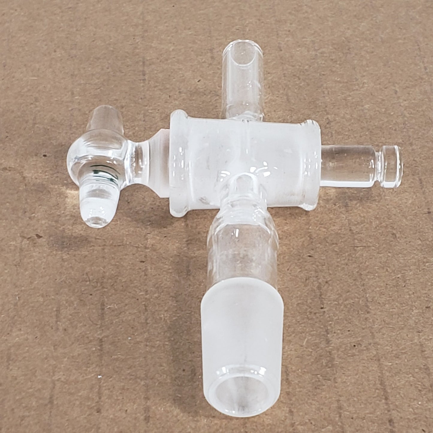 2x Unbranded 14/20 Outer Joint To 3/8" Hose/Straight Tube Adapters w/Stopcocks