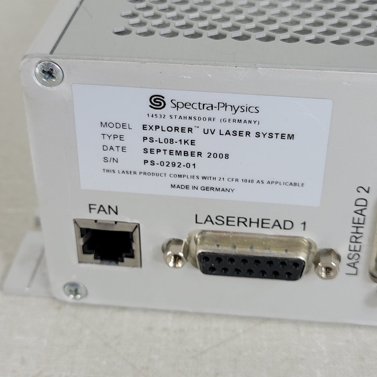 TESTED Spectra-Physics Explorer ICT-349-120-1KE 349nm UV Laser System 120uJ