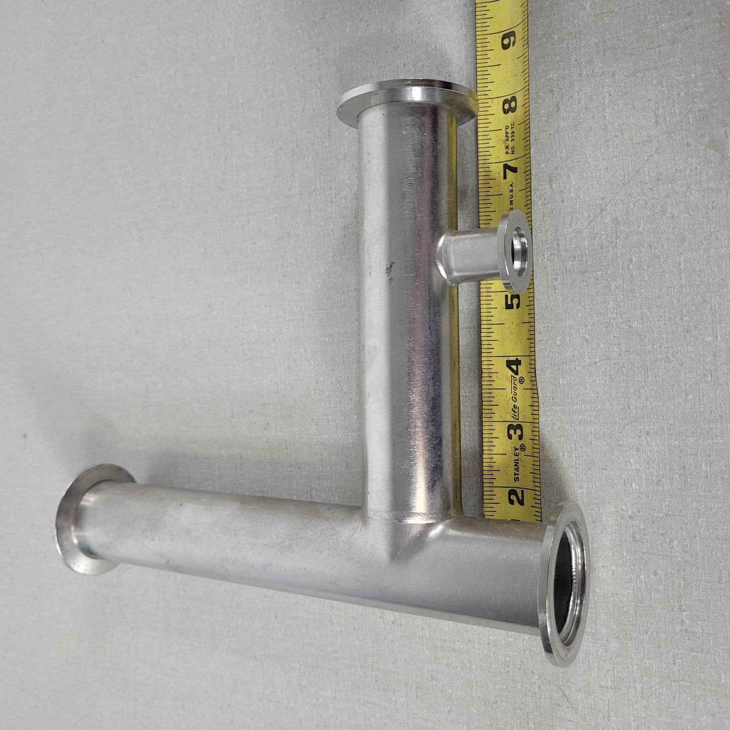 Stainless Steel 4-Way Vacuum Assembly KF40 NW40 to KF16 NW16 Reducer Manifold