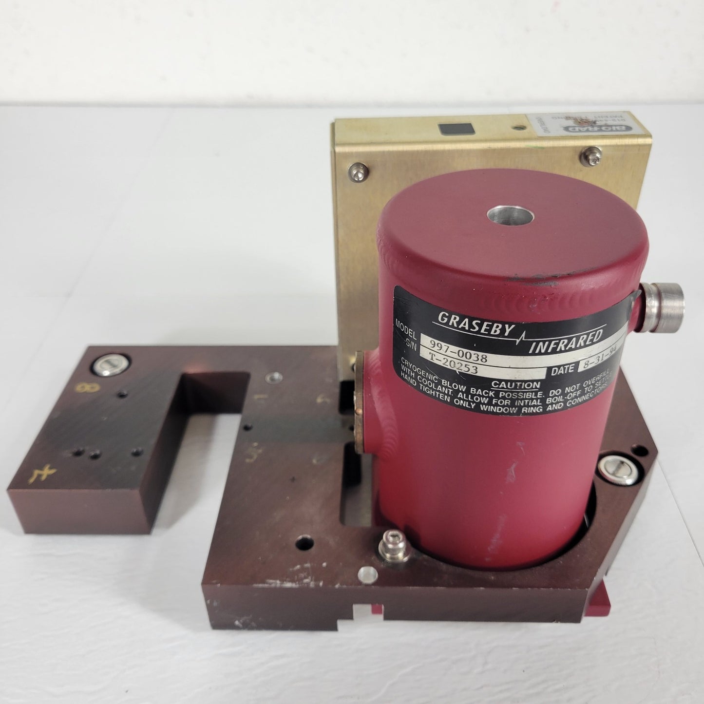Bio-Rad FTS-60A Graseby Cryogenic MCT IR Detector Module 9970038 01344372