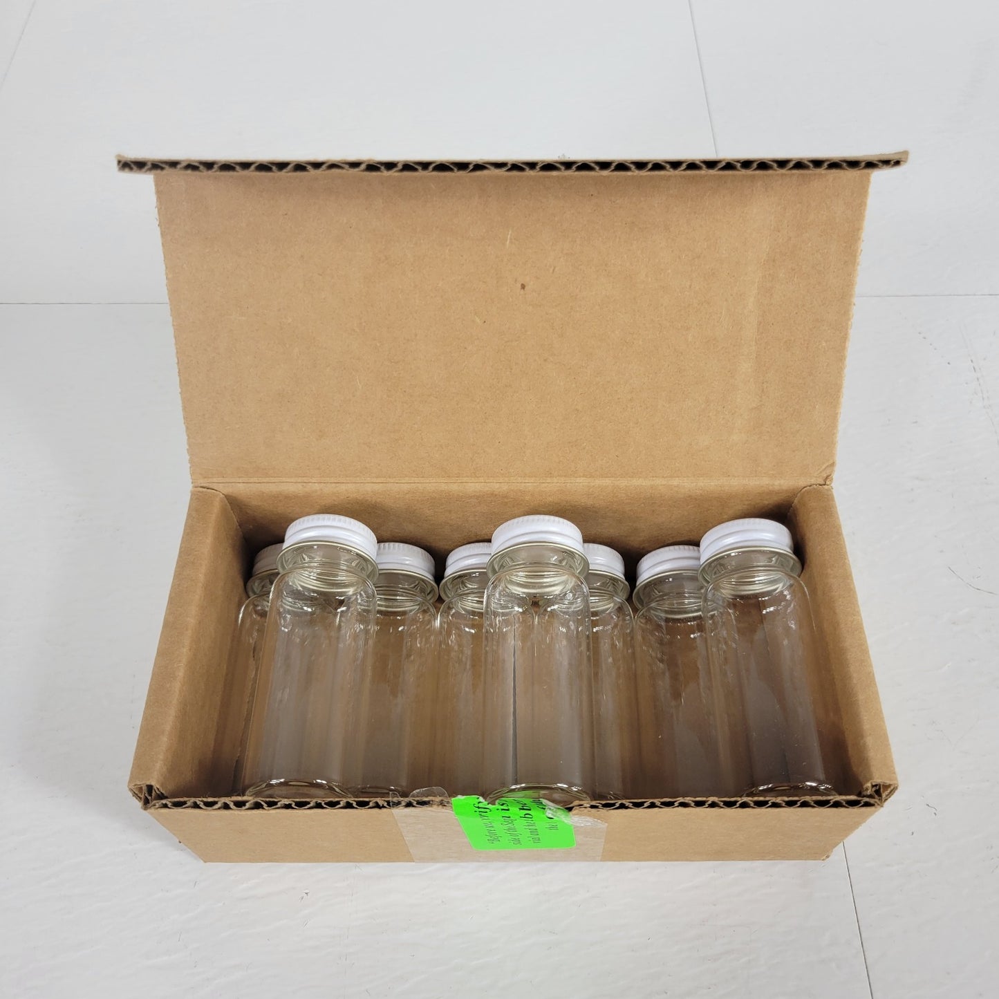 Lot of 8 AMETEK Brookfield Computrac Vapor Pro Sample Bottles Caps Septa