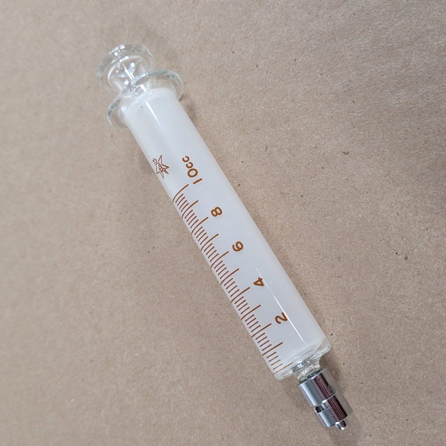 Vintage Star Japanese 10cc Glass Syge Original Box Med Collectible