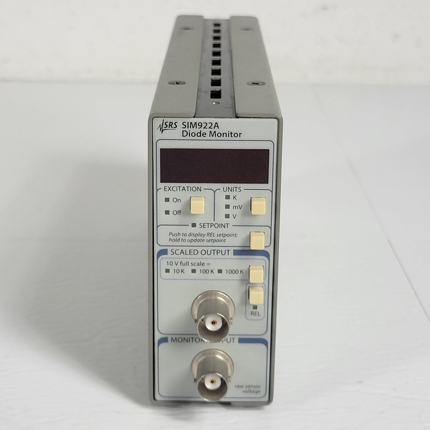 SRS SIM922A Cryogenic Diode Temperature Monitor 10uA Excitation Module