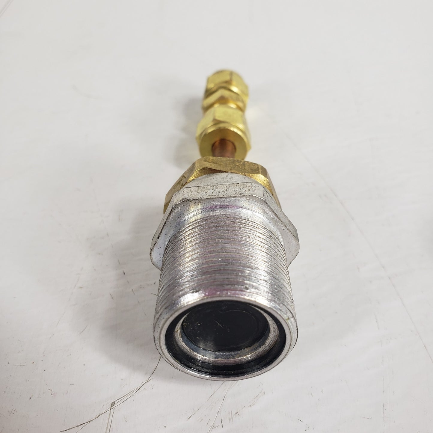 Danfoss Hansen 5400-S2-8 1/2in Refrigerant Coupler Male to 1/4in Swagelok