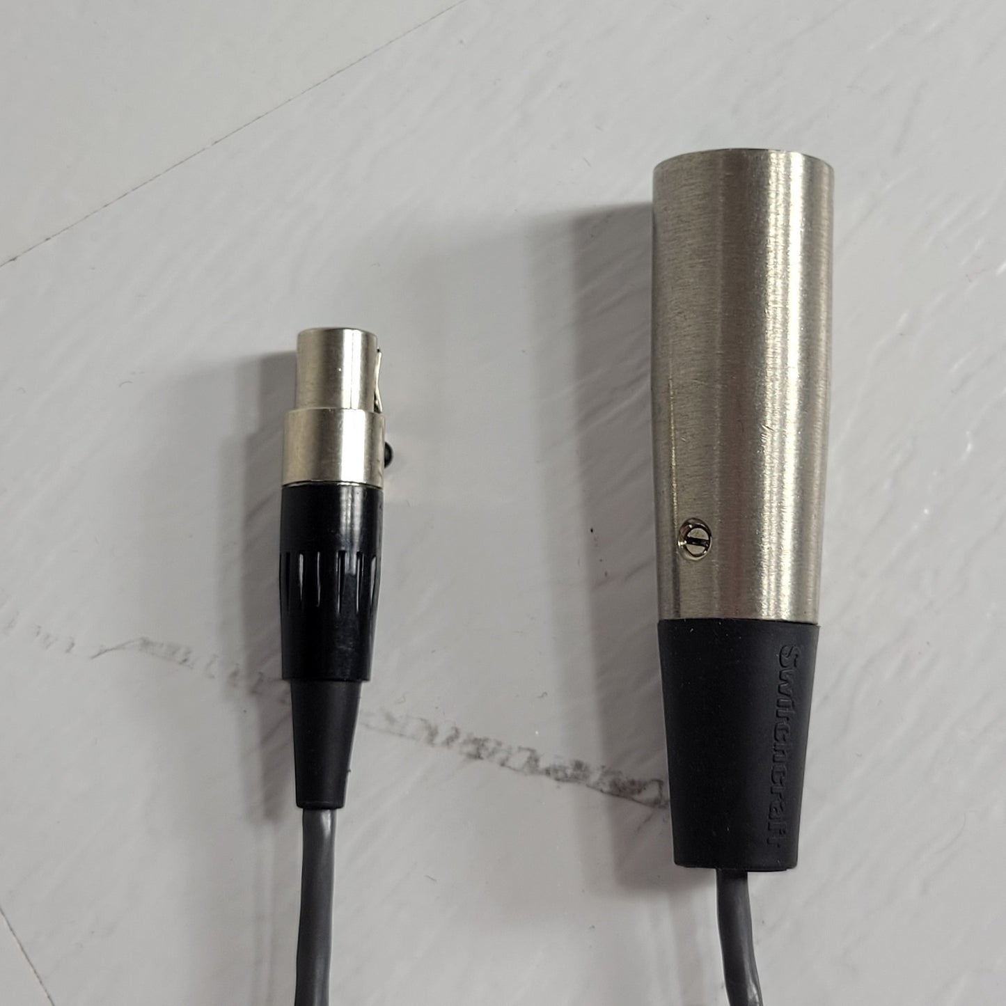 SWITCHCRAFT 25' Male XLR to Female Mini-XLR Cable, AV Equipment 3-Pin