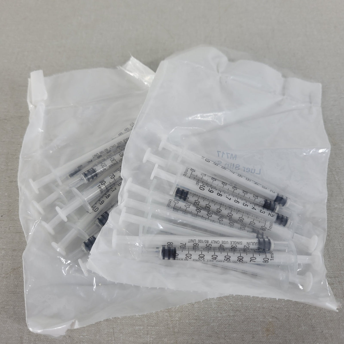 Lot 20 McMaster-Carr 7510A603 1mL Luer Slip Plastic Srng Applicators