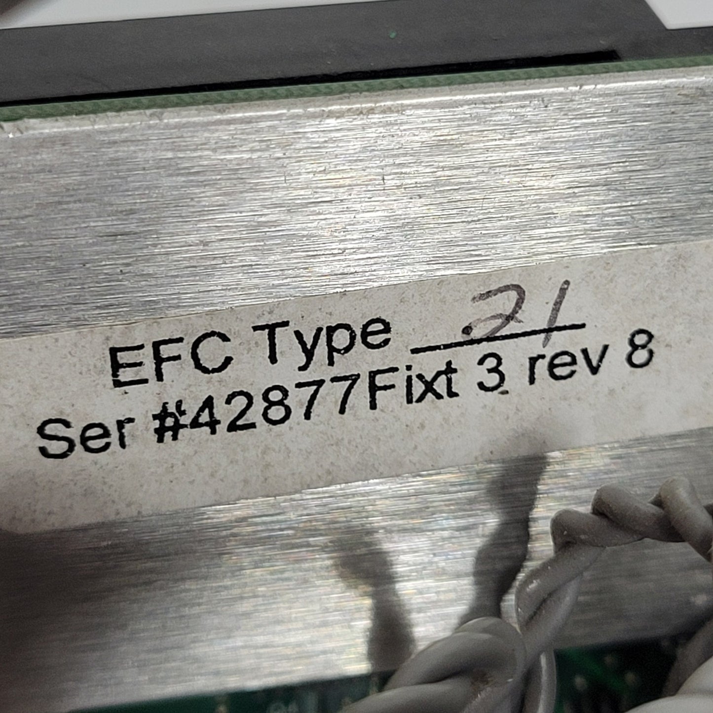 AGLIENT EFC Type 21 Module for Gas Chromatography, Fixture 3, Revision 8