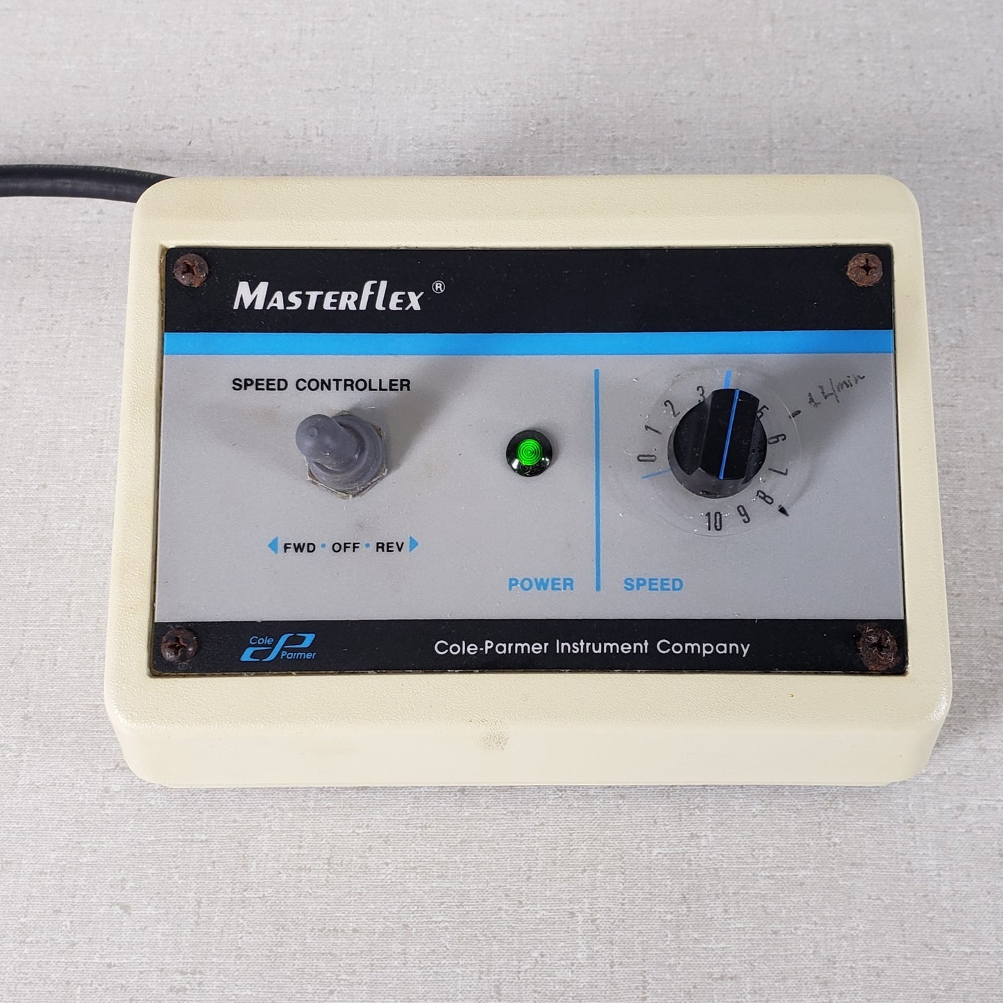 Cole-Parmer Masterflex 7553-71 Peristaltic Pump Forward/Reverse Speed Controller