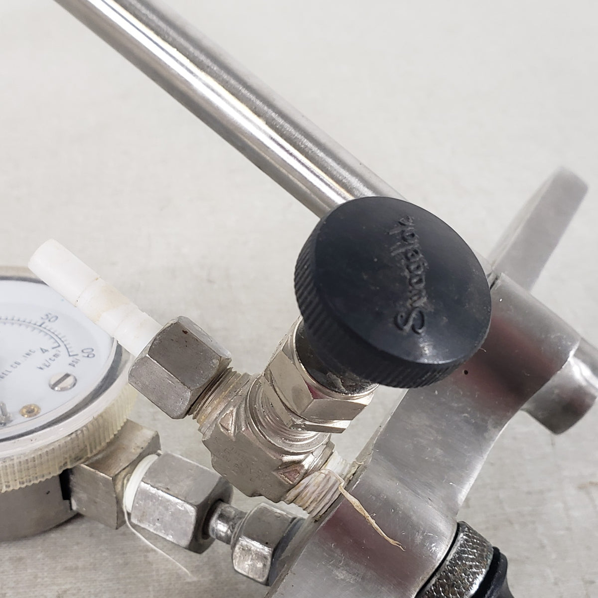Zahm & Nagel CO2 Piercing Device Carbonation Tester Pressure Gauge