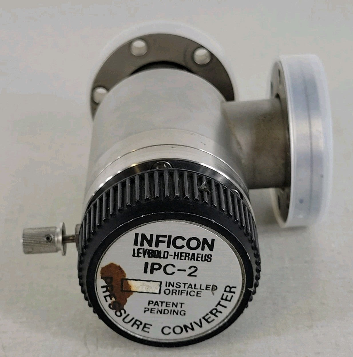 Inficon Leybold IPC-2 RGA Pressure Converter Valve 2.75" DN35CF UHV High Vacuum
