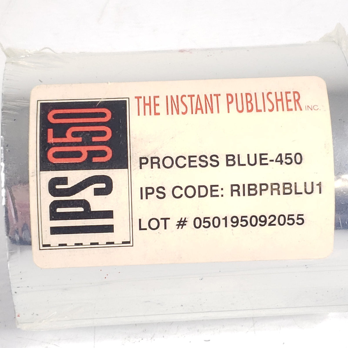 IPS 950 Instant Publisher RIBPRBLU1 Blue Thermal Transfer Ribbon NOS