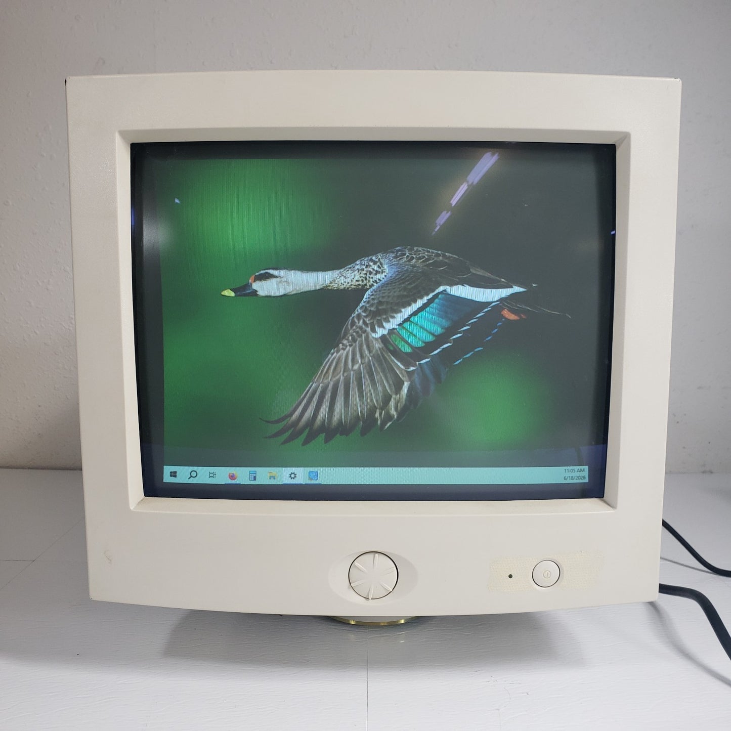 ALOKA IPC1550 CRT Monitor For Retro Games/General Usage, DeGaussing, No Base