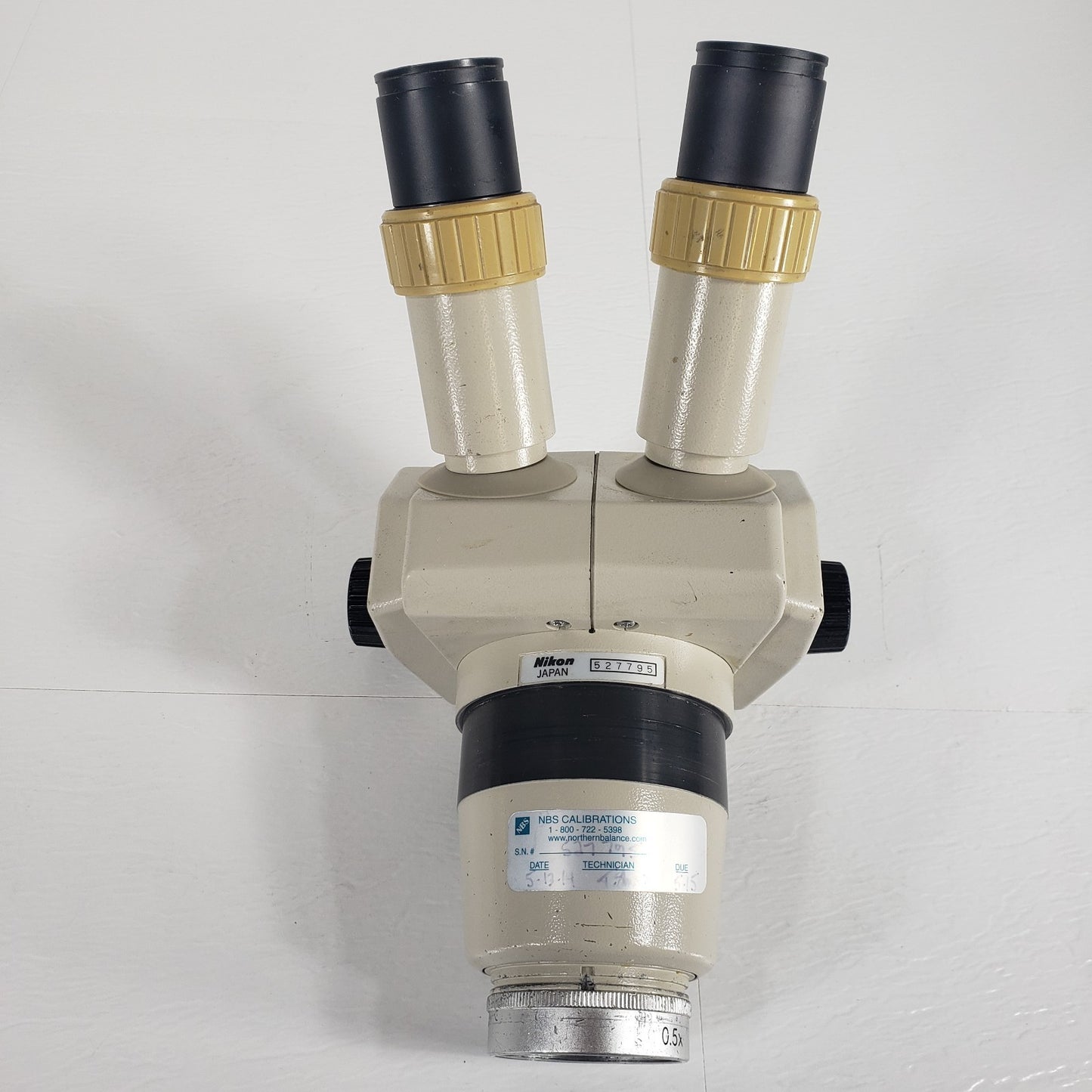 TESTED Nikon SMZ-1B Stereo Zoom Microscope 4-17.5x Magnification Head w/ Eyepiec