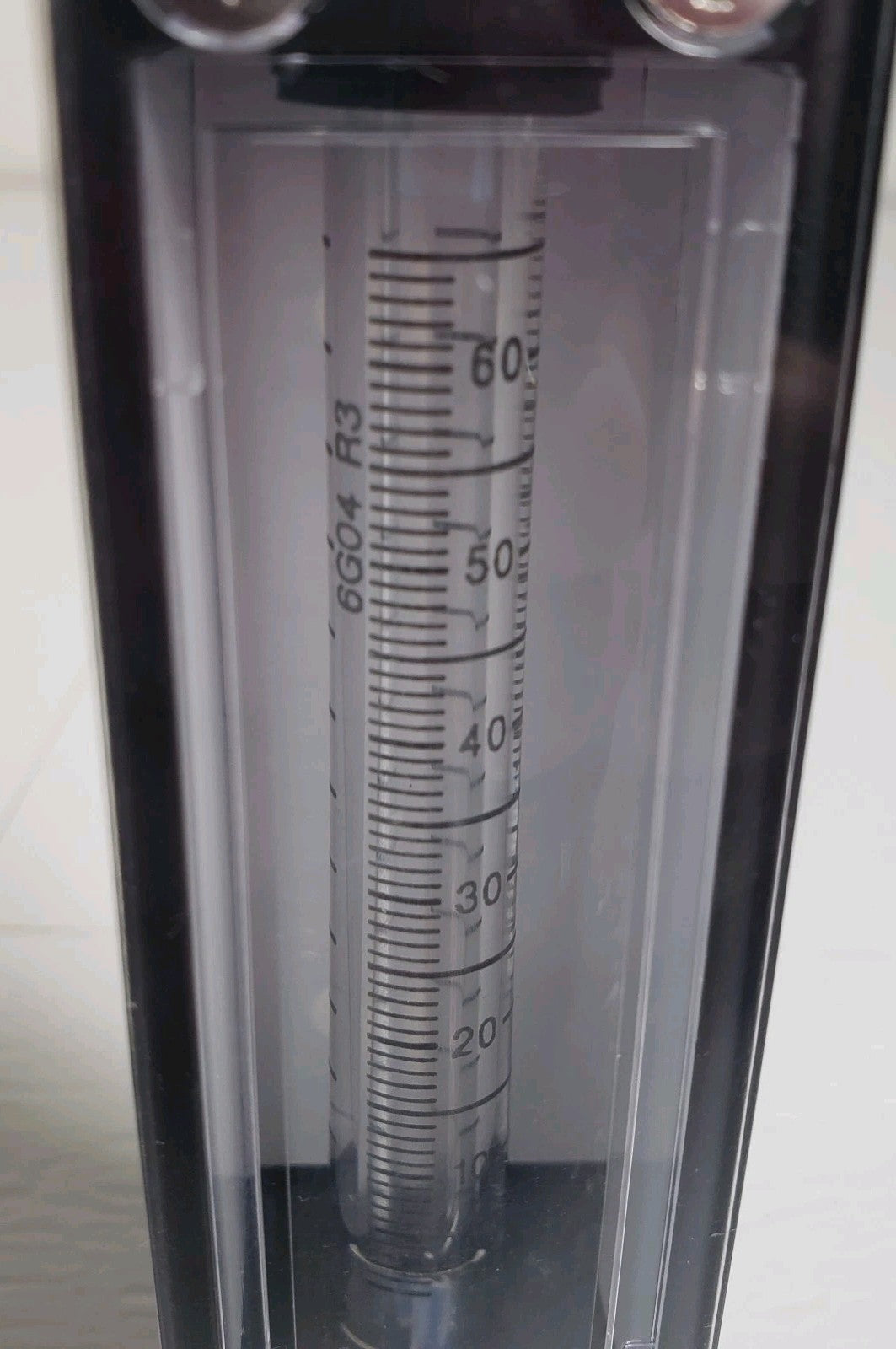 Key Instruments GS60710 65mm Glass Tube Flowmeter 6000 CCM Air Panel Mount