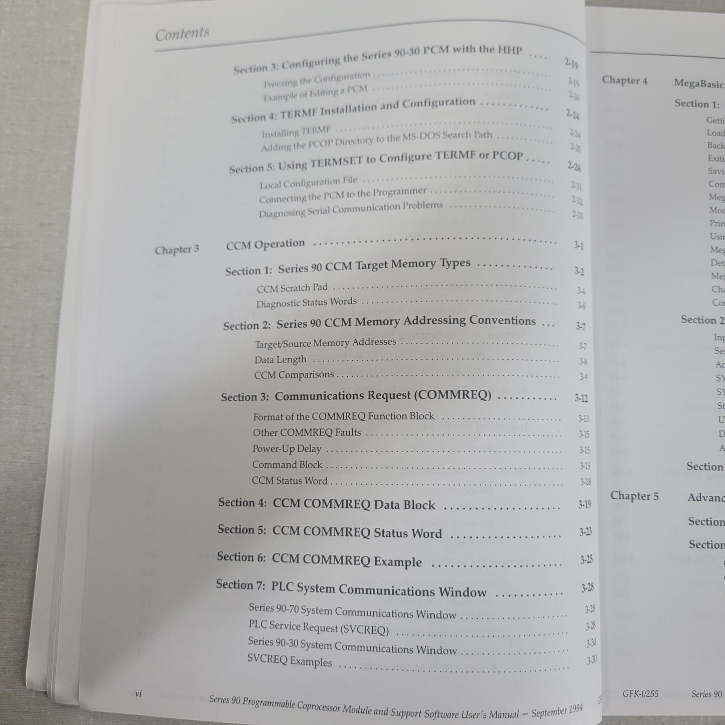 GE Fanuc GFK-0255H Series 90 PCM Coprocessor Module Support Software User Manual