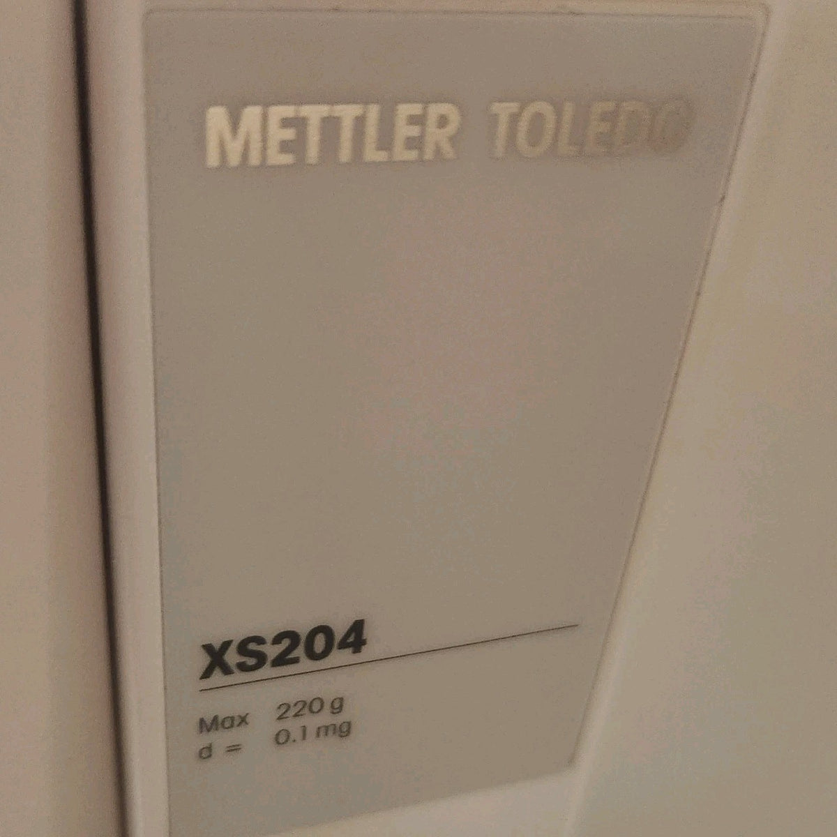 Mettler Toledo 11106843 XS XP Front Glass Draft Shield Panel Analytical Balance