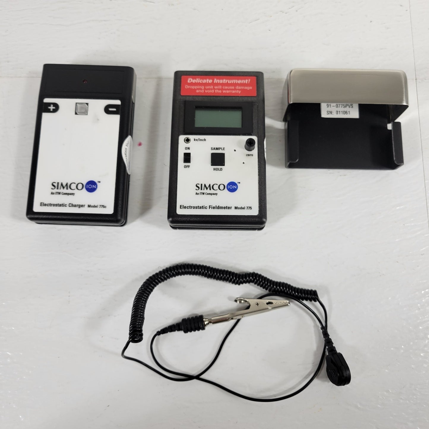 MKS Simco Ion 775PVS Periodic Verification System Electrostatic Fieldmeter Kit