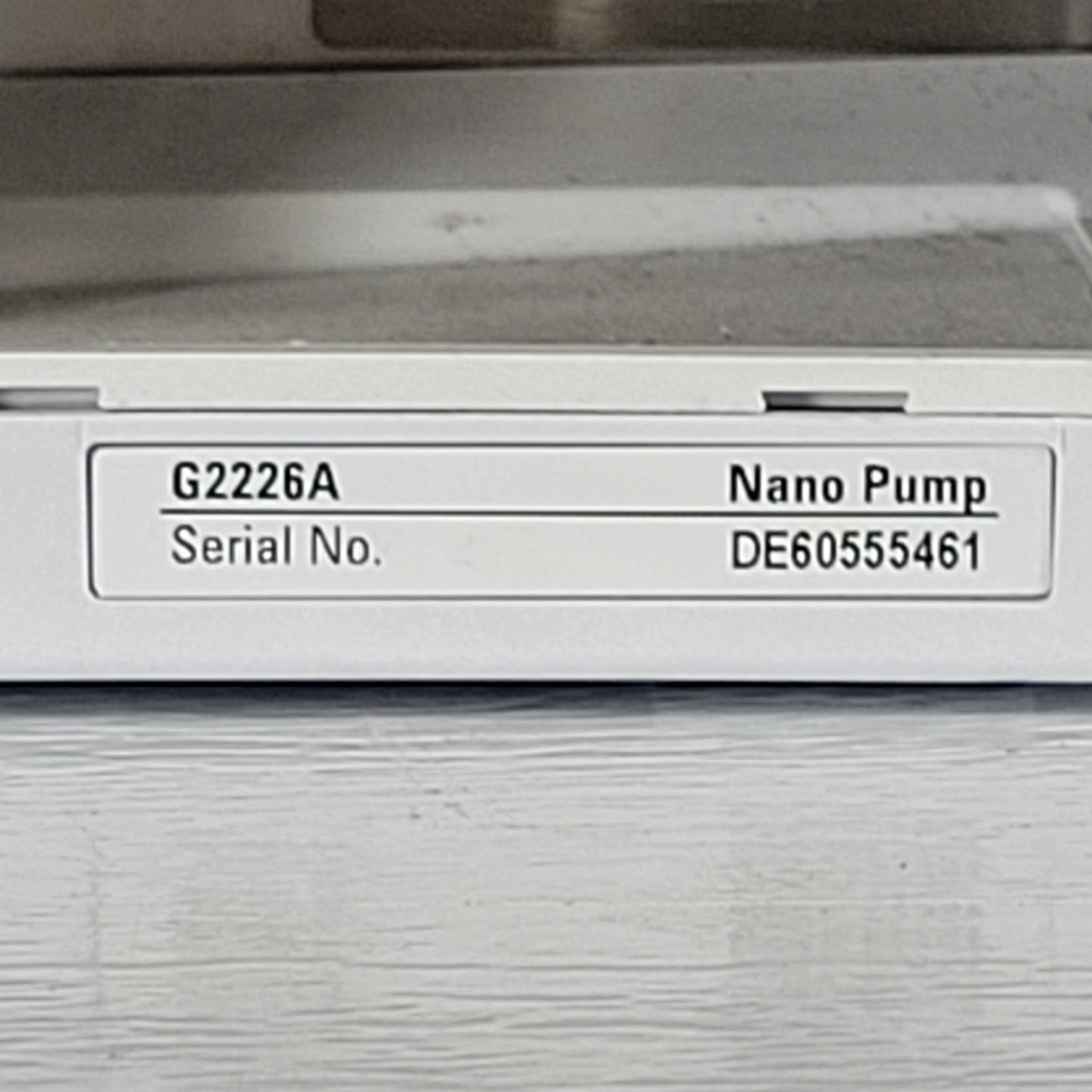 TESTED Agilent G2226A 1200 Nano Pump HPLC w/ 4µL NanoFlow Sensor No SSV