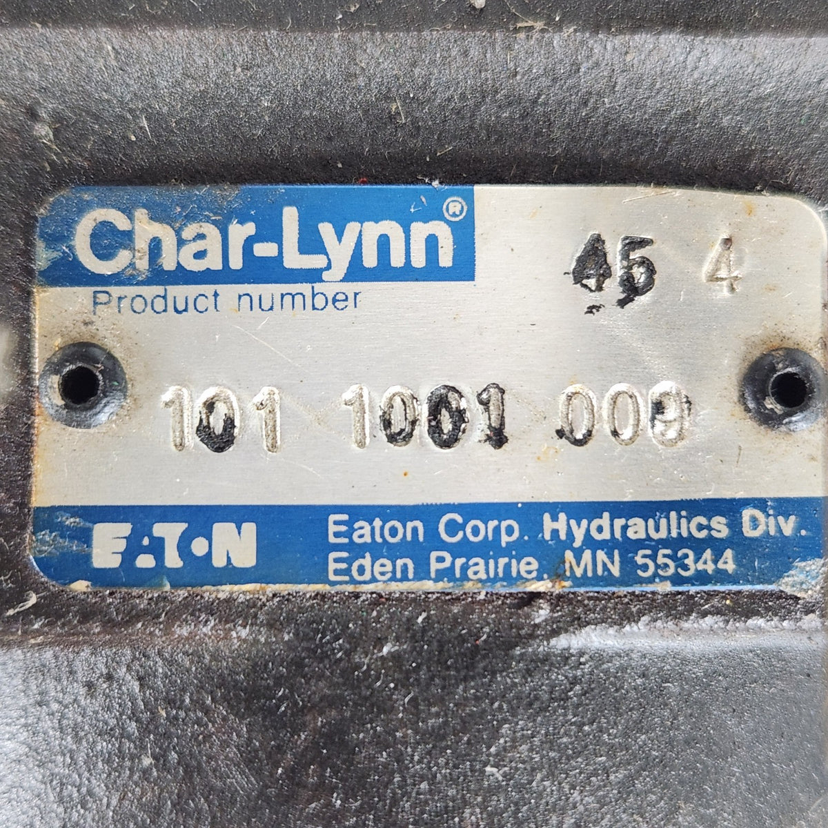 EATON 101-1001-000 Char-Lynn H-Series LSHT Hydraulic Motor Untested