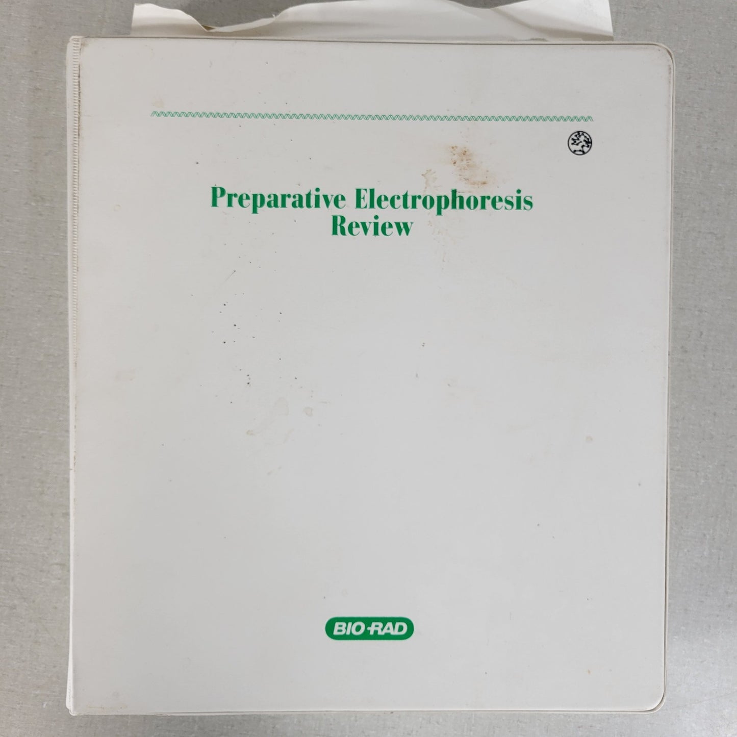 Bio-Rad Mini-PROTEAN 2-D Tube Cell Instruction Manual 1652960 1652961 1652965