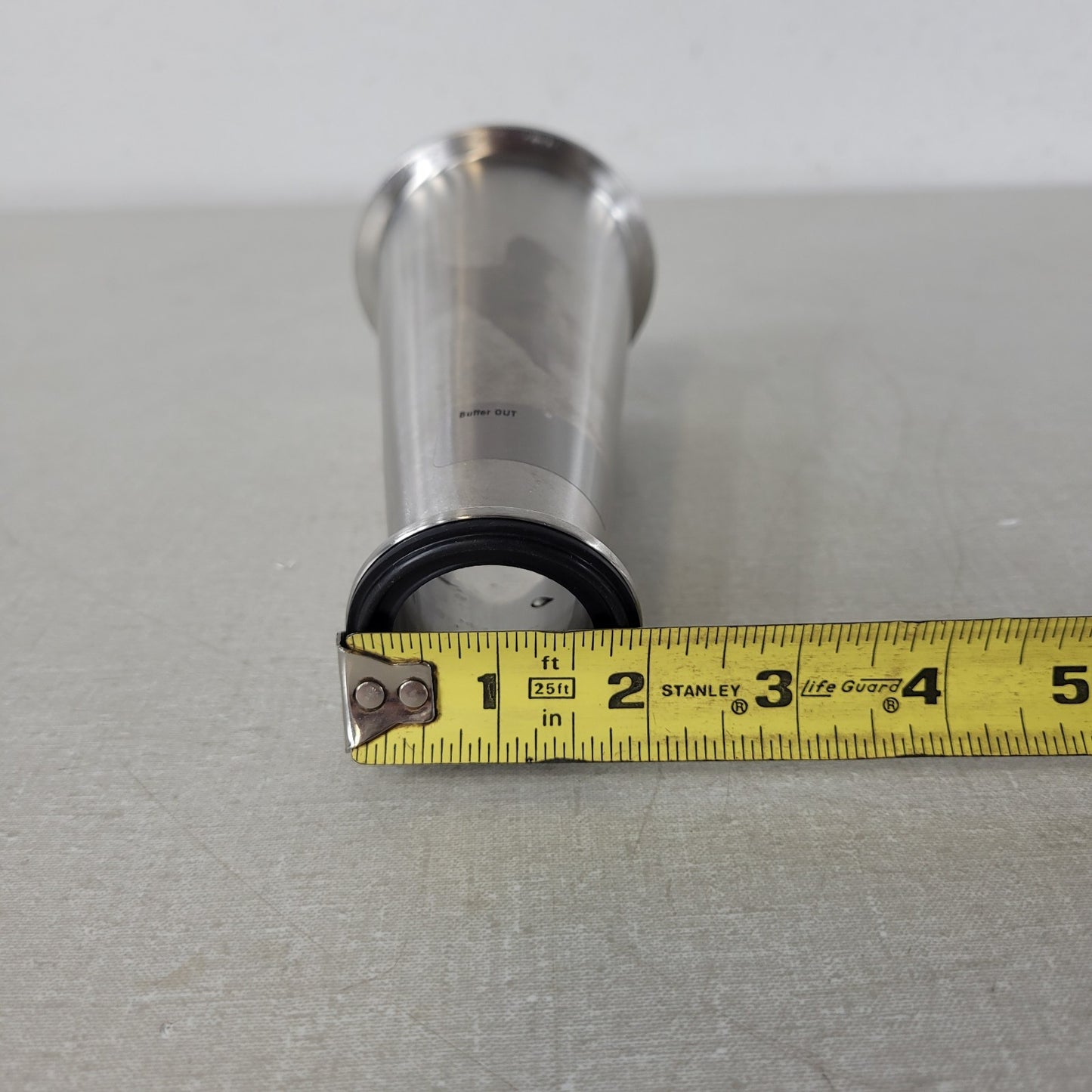 Steel & O" Brien 316L BPE-SFI Sanitary Tri Clamp Adapter 3" to 1"
