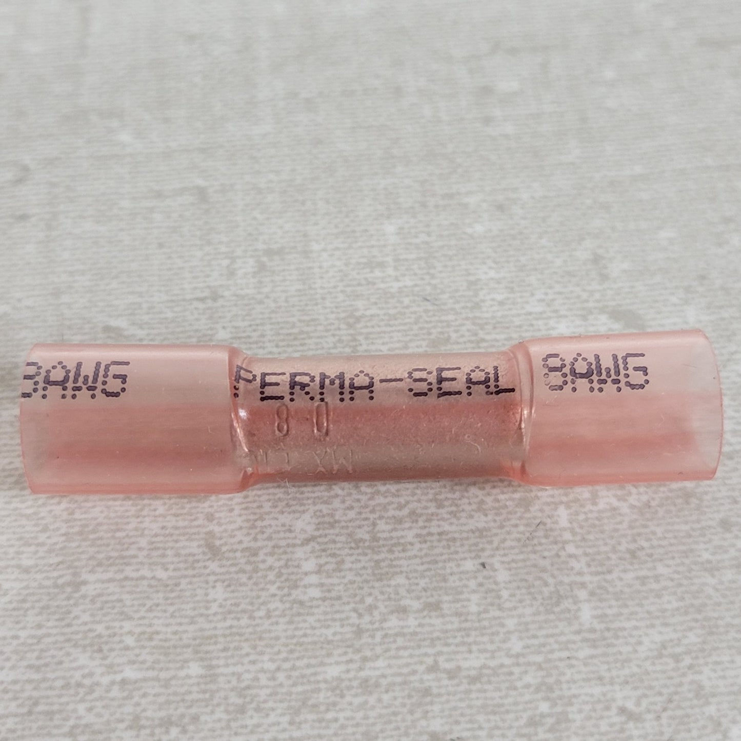 Lot 25 Molex 19164-0079 Perma-Seal 8 AWG Heat Shrink Butt Splice Red