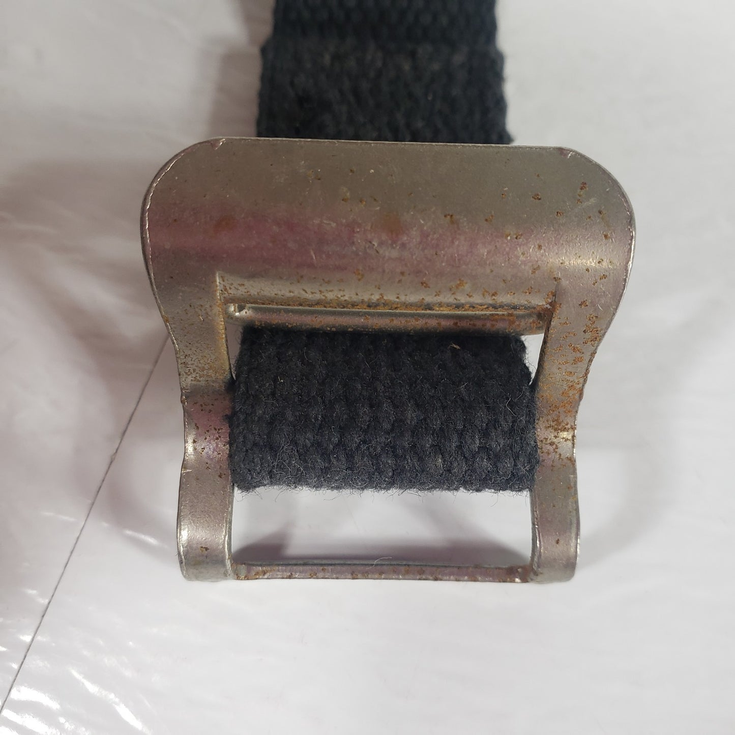 OHAUS 9014-00 Gas Cylinder Clamp Holder Bench Lab Tank Bracket w/ Strap