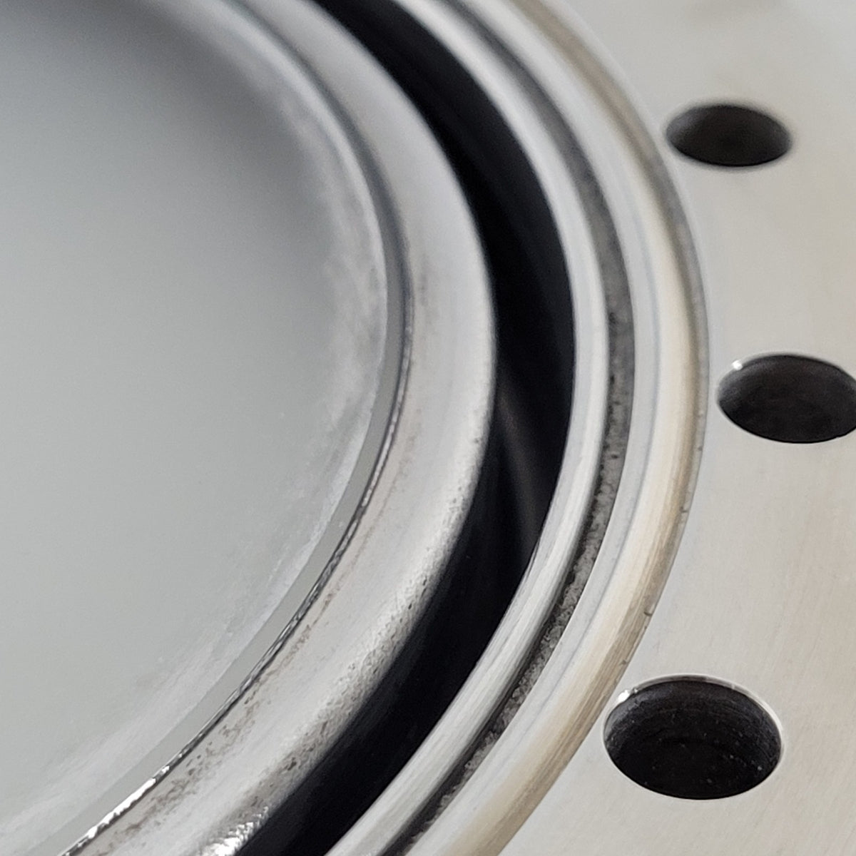 DN160CF 8" CF Conflat UHV Stainless Steel Glass Viewport Hazy Matte
